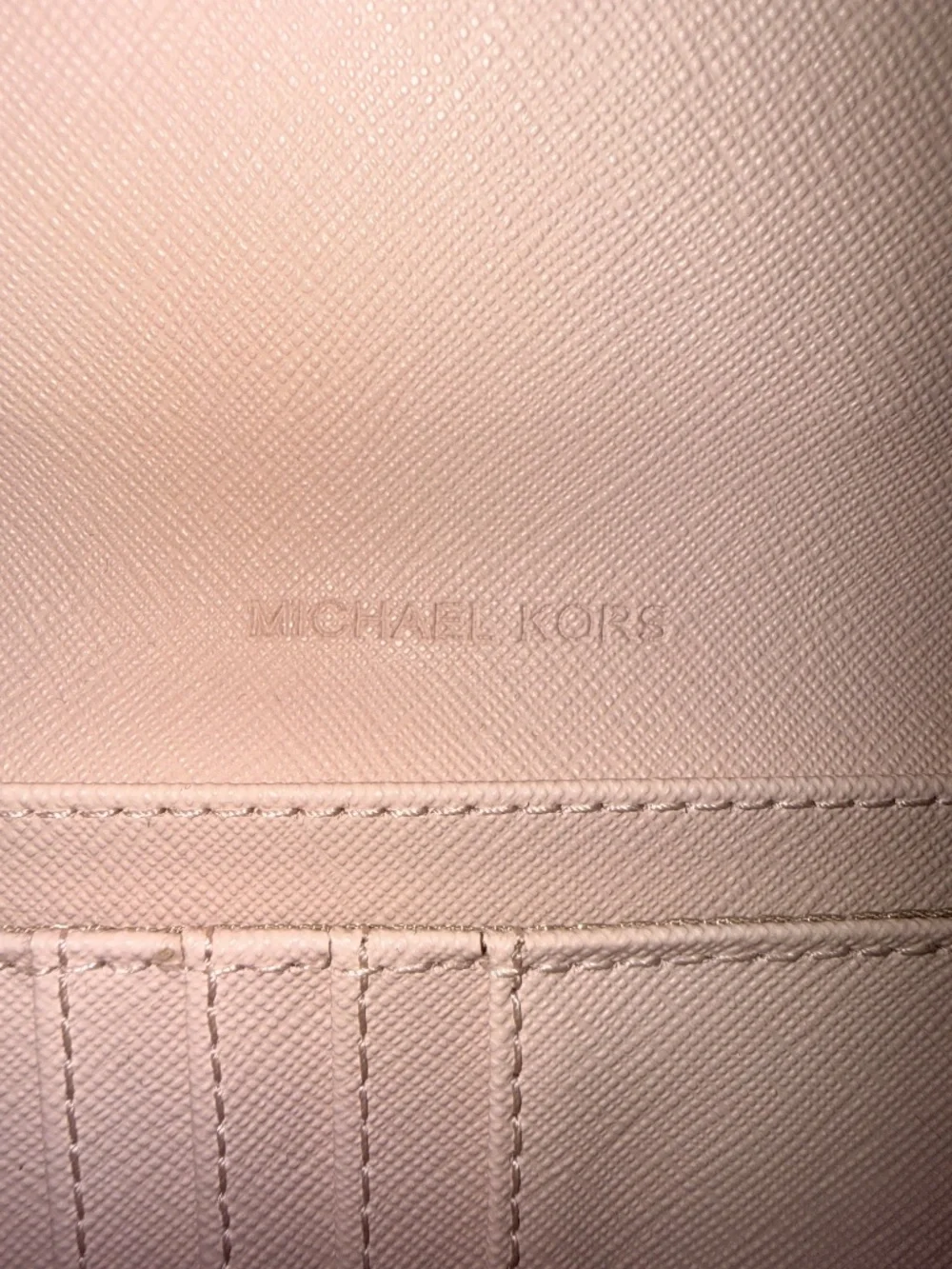 ✨ NWOT Michael Kors Jet Set Travel Large Trifold Leather Wallet Blush Pink ✨